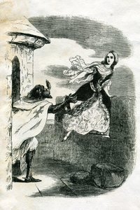 Illustration für Ivanhoe (Radierung) von Edouard & Lix Theodore (1830-1897) Frere