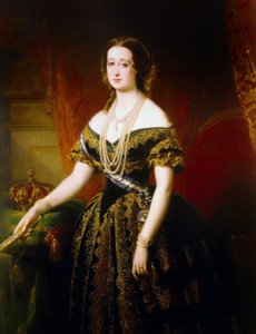 francouzská císařovna Eugenie od Edouard Louis Dubufe