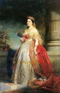 Mathilde Laetitia Wilhelmine Bonaparte (1820-1904) 1861 (olej na plátně) od Edouard Louis Dubufe