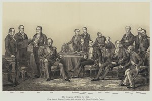 Pařížský kongres od Edouard Louis Dubufe