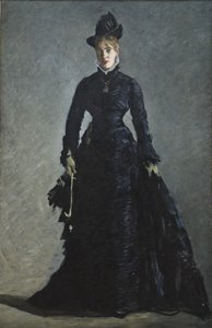 Pařížská dáma (olej na plátně) od Édouard Manet