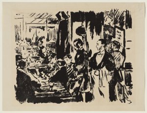 V kavárně od Édouard Manet