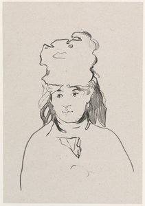 Berthe Morisot, 1872. od Édouard Manet