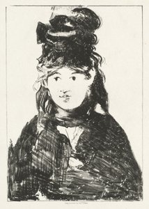 Berthe Morisot, 1872. od Édouard Manet