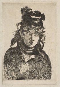 Berthe Morisot, 1872. od Édouard Manet
