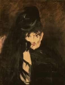 Berthe Morisot ve smutečním klobouku s dlouhým závojem od Édouard Manet