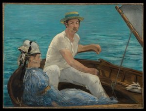 Plavba na lodi od Édouard Manet