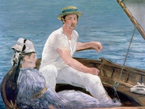Plavba lodí, 1874 od Édouard Manet