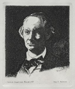 Charles Baudelaire od Édouard Manet
