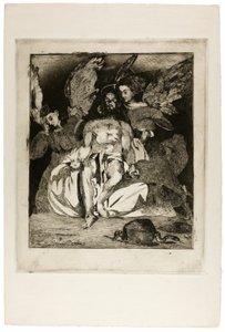 Mrtvý Kristus s anděly od Édouard Manet