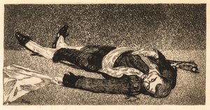 Mrtvý toreador od Édouard Manet