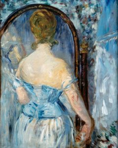 Před zrcadlem od Édouard Manet