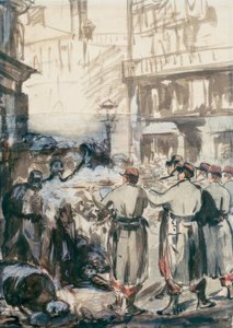 Barikáda od Édouard Manet