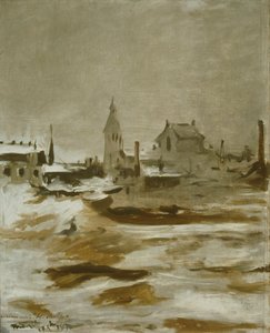 „Účinek sněhu v Petit-Montrouge“, 1870 od Édouard Manet