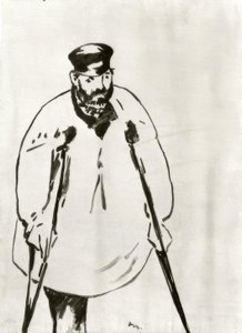 Muž o berlích od Édouard Manet