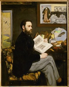 Emile Zola (olej na plátně) od Edouard Manet