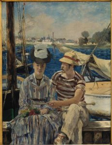Neděle na Seině (Argenteuil) od Édouard Manet
