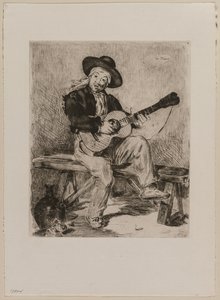 Le Guitarrero od Édouard Manet