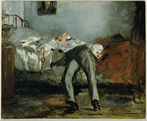 Sebevražda ... (olej na plátně) od Édouard Manet