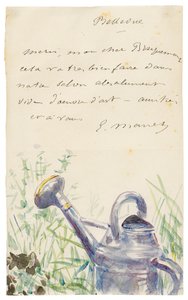 Dopis Félixu Bracquemondovi, říjen 1880 od Édouard Manet