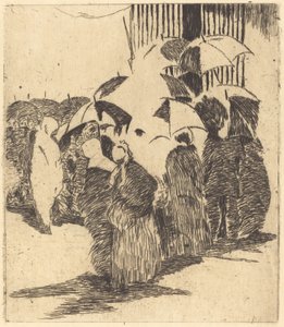 Fronta před řeznictvím Fronta před řeznictvím, 1870. od Édouard Manet