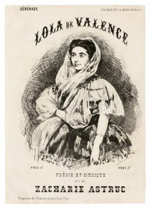 Lola de Valencia od Édouard Manet
