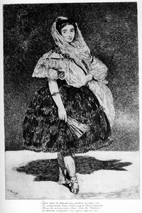 Lola z Valencie, c1850-1880 1924 od Édouard Manet