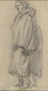 Muž v plášti [verso] od Édouard Manet