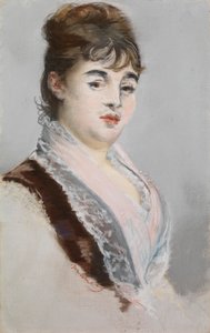 Marie Colombier, kolem roku 1880 (pastel na základním lněném plátně) od Édouard Manet