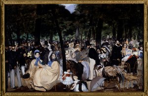Hudba v zahradách Tuileries od Édouard Manet