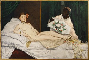 Olympia (olej na plátně) od Edouard Manet