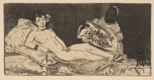 Olympia malá deska, 1867. od Édouard Manet