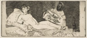 Olympia malá deska, 1867. od Édouard Manet