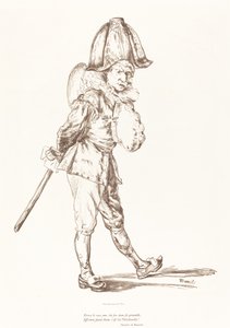 Punchinello od Édouard Manet