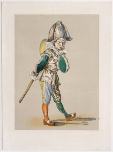 Polichinelle od Édouard Manet