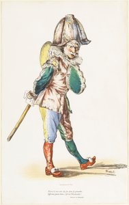 Polichinelle od Édouard Manet