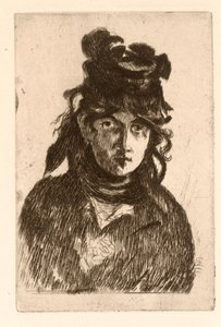 Portrét Berthe Morisot. od Édouard Manet