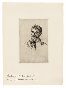 Portrét Felixe Bracquemonda od Édouard Manet