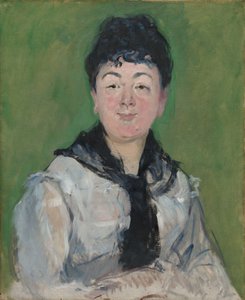Portrét ženy s černým Fichu, kolem roku 1878 (olej na plátně) od Édouard Manet