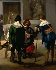 Scéna ve španělském studiu, c.1860 od Édouard Manet