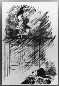 Posaďte se na bustu Pallas…. od Édouard Manet