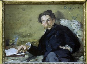 Stéphane Mallarme (1842 - 1898) - Edouard Manet od Édouard Manet