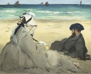 Na pláži od Édouard Manet