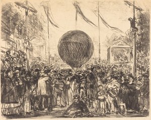 Balón, 1862. od Édouard Manet