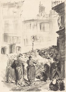 Barikáda (La barricade) od Édouard Manet