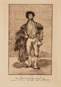 Tanečník (Mariano Caprubi) od Édouard Manet