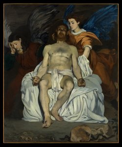 Mrtvý Kristus s anděly od Édouard Manet