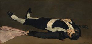 Mrtvý toreador od Édouard Manet