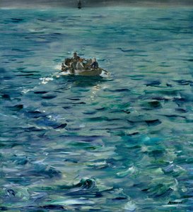 Útěk Henriho de Rochefort (1831-1915) 20. března 1874, 1880-81 od Édouard Manet
