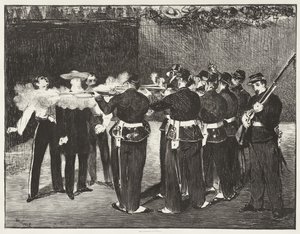 Poprava císaře Maxmiliána od Edouard Manet